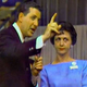 Monty Hall offers a trade to a contestant on the 1963 pilot of Let's Make A Deal. (Photo: Buzzr)